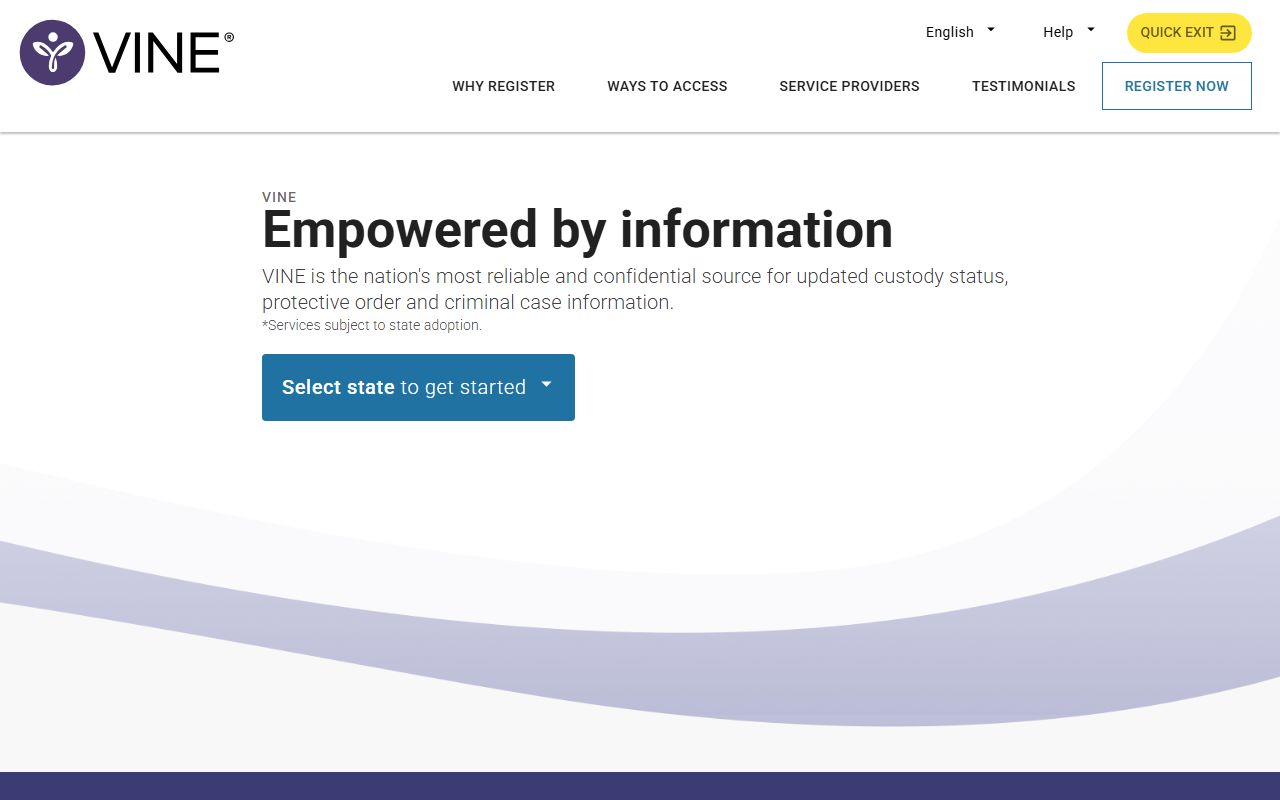 Shelby County inmate records Missouri VINELink notification page
